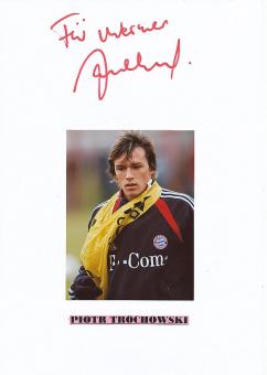 Piotr Trochowski  FC Bayern München   Fußball Autogramm Karte  original signiert 