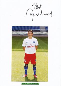 Piotr Trochowski  Hamburger SV   Fußball Autogramm Karte  original signiert 