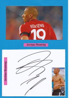 Jerome Boateng  Hamburger SV  Fußball Autogramm Karte  original signiert 