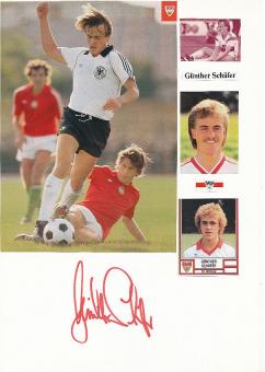 Günter Schäfer  VFB Stuttgart   Fußball Autogramm Karte  original signiert 