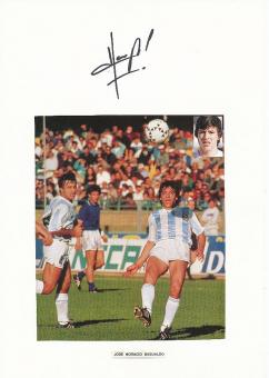 Jose Horacio Basualdo   Argentinien   Fußball Autogramm Karte  original signiert 