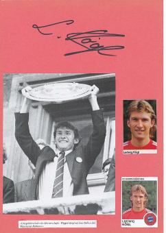 Ludwig Kögl  FC Bayern München   Fußball Autogramm Karte  original signiert 