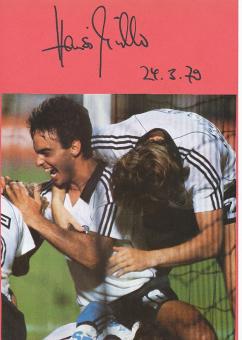 Hansi Müller  DFB  Fußball Autogramm Karte  original signiert 