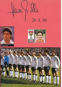 Hansi Müller  DFB  Fußball Autogramm Karte  original signiert 