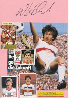 Walter Kelsch  VFB Stuttgart   Fußball Autogramm Karte  original signiert 