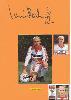 2  x  Erwin Hadewicz  VFB Stuttgart  Fußball Autogramm Karte  original signiert 