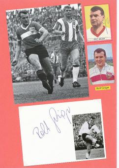 3  x  Rolf Geiger   VFB Stuttgart  Fußball Autogramm Karte  original signiert 