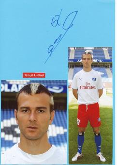Danijel Ljuboja   Hamburger SV  Fußball Autogramm Karte  original signiert 