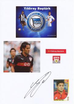 Yildiray Bastürk   VFB Stuttgart  Fußball Autogramm Karte  original signiert 