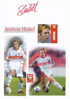 Andreas Hinkel   VFB Stuttgart  Fußball Autogramm Karte  original signiert 