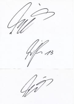 3  x  Christian Tiffert   VFB Stuttgart  Fußball Autogramm Karte  original signiert 