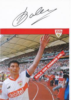 Krassimir Balakov   VFB Stuttgart  Fußball Autogramm Karte  original signiert 