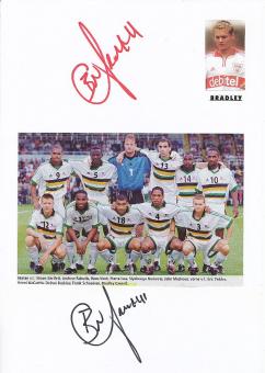 2  x  Bradley Carnell   VFB Stuttgart  Fußball Autogramm Karte  original signiert 