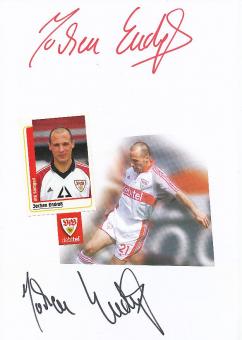 2  x  Jochen Endress   VFB Stuttgart  Fußball Autogramm Karte  original signiert 