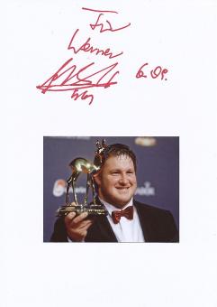 Matthias Steiner  Gewichtheben  Autogramm Karte original signiert 