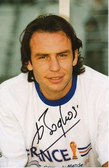 Alain Boghossian  Frankreich  WM 1998  Fußball Autogramm  Foto original signiert 
