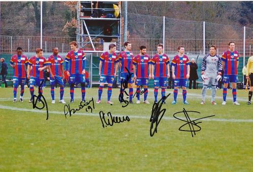 FC Basel   Mannschaftsfoto Fußball original signiert 