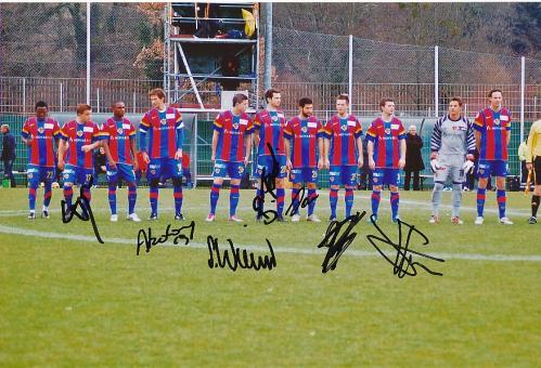FC Basel   Mannschaftsfoto Fußball original signiert 