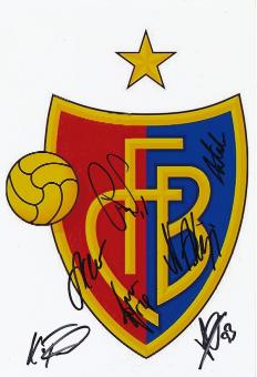 FC Basel    Mannschaftsfoto Fußball original signiert 