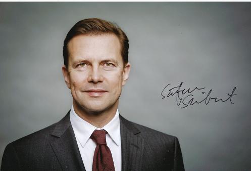 Steffen Seibert   Politik Autogramm 30 x 20 cm Foto original signiert 