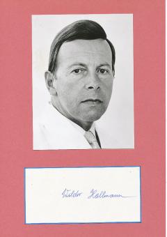 Wildor Hollmann † 2001  Sportmediziner Trimm dich   Autogramm Foto & Blatt  original signiert 