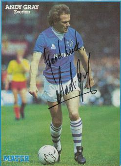 Andy Gray  FC Everton  Fußball Autogramm original signiert 