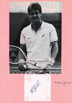 Anders Jarryd  Schweden Tennis  Autogramme original signiert 
