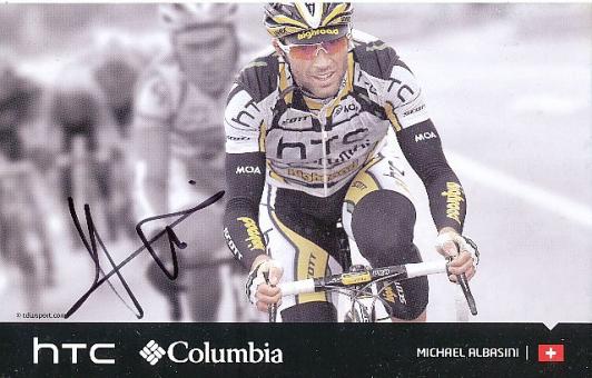 Michael Albasini  CH  Team HTC Highroad  Radsport  Autogrammkarte original signiert 
