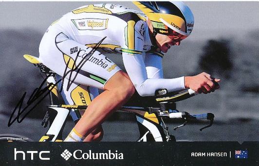 Adam Hansen  Team HTC Highroad  Radsport  Autogrammkarte original signiert 