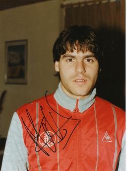 Manuel Amoros  Frankreich EM 1984  Fußball Autogramm 24 x 18 cm Foto original signiert 