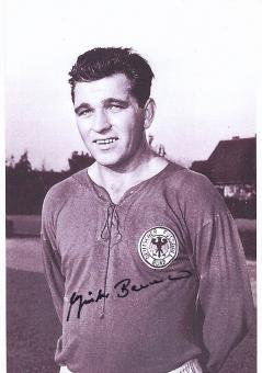 Günter Bernard  DFB  WM 1966  Fußball Autogramm 30 x 20 cm Foto original signiert 