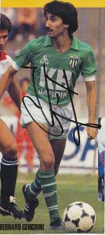 Bernard Genghini  Frankreich  WM 1982 Fußball Bild original signiert 