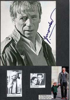 Yves Montand † 1991   Film & TV Autogramm Foto  original signiert 
