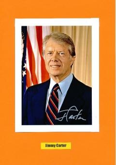 Jimmy Carter  USA Präsident  Politik  Autogramm Foto original signiert 