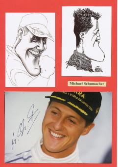 Michael Schumacher  Mercedes  Weltmeister Formel 1 Auto Motorsport  Autogramm Foto original signiert 
