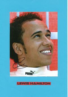 Lewis Hamilton  Mercedes  Weltmeister  Formel 1 Auto Motorsport  Autogramm Foto original signiert 
