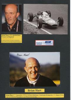 Brian Hart † 2014  Formel 2  Auto Motorsport  Autogramm Foto  original signiert 