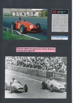 Roberto Mieres † 2012  ITA  Formel 1  Auto Motorsport  Autogramm Foto  original signiert 