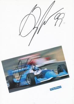 2  x  Greg Moore † 1999  Kanada  Auto Motorsport  Autogramm Karte  original signiert 