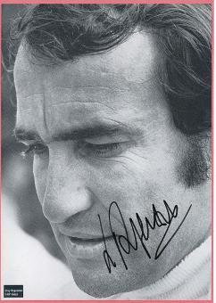 Clay Regazzoni  † 2006  CH  Formel 1  Auto Motorsport  Autogramm Bild  original signiert 