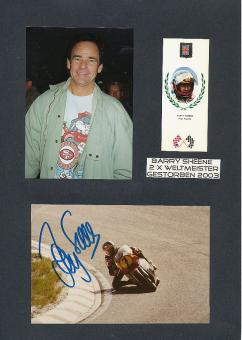Barry Sheene † 2003  GB  Motorrad Weltmeister Autogramm Foto  original signiert 