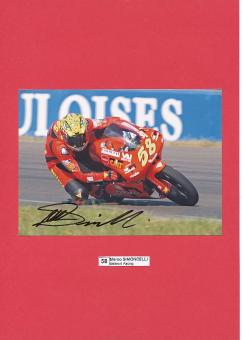 Marco Simoncelli † 2011  Italien  Motorrad Weltmeister  Autogramm  Foto  original signiert 