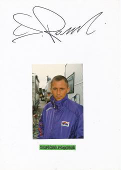 Doriano Romboni † 2013  Italien  Motorrad Sport Autogramm Karte original signiert 
