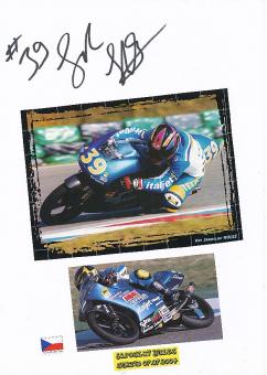 Jaroslav Huleš † 2004  Tschechien  Motorrad Sport Autogramm Karte original signiert 