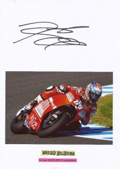 Nicky Hayden  † 2017  USA  Motorrad Sport Autogramm Karte original signiert 