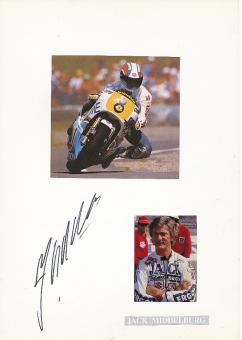Jack Middelburg † 1984  NL  Motorrad Sport Autogramm  Karte original signiert 