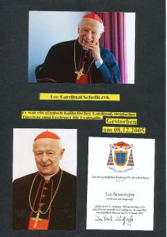 Leo Kardinal Scheffczyk † 2005 Kardinal  Autogramm Bild original signiert 