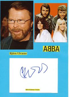 Björn Ulvaeus   ABBA  Musik Autogramm Karte original signiert 