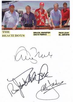 The Beach Boys  70er  Musik Autogramm Karte original signiert 