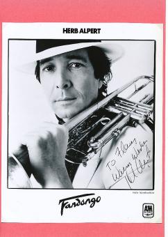 Herb Alpert  Musik Autogramm Foto original signiert 